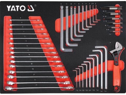 Шкаф для инструментов Yato, с инструментами, 157 элементов 10 Шкаф для инструментов Yato, с инструментами, 157 элементов 10