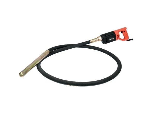 Yato betono vibratorius 1200 W, žarnos ilgis 3 m, žarnos skersmuo 35 mm