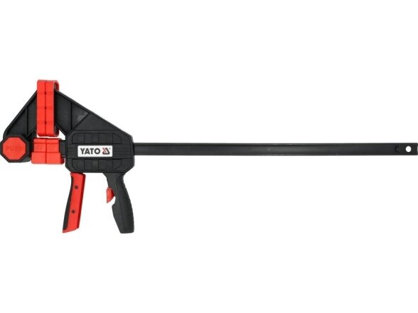 Yato greito užspaudimo spaustuvai, F-tipo, 450 mm, 270 kg Yato greito užspaudimo spaustuvai, F-tipo, 450 mm, 270 kg