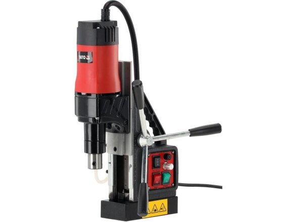 Yato magnetinis gręžtuvas, 1300W, 550 aps./min, maksimalus gręžimo skersmuo 35mm Yato magnetinis gręžtuvas, 1300W, 550 aps./min, maksimalus gręžimo skersmuo 35mm