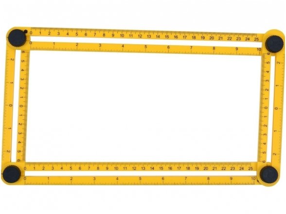 Vorel Žymėjimo įrankis, liniuotės šablonas 310 x 175 x 25 mm 2
